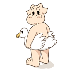 [LINEスタンプ] 牛次郎とアンディ