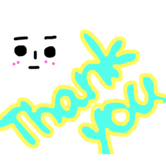 [LINEスタンプ] お顔のれたラップくん。大きい文字