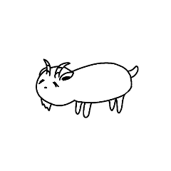 [LINEスタンプ] ややヤぎ。