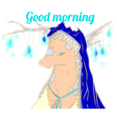 [LINEスタンプ] 輝く石をまとう角を持つ生き物達 fetchpriority=high