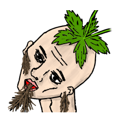 [LINEスタンプ] 日常で使えるシュールなオリキャラスタンプ 