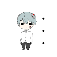 [LINEスタンプ] 人間型AIのアイ君 