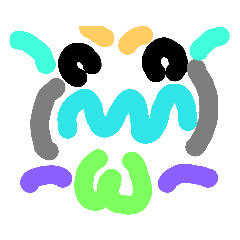 [LINEスタンプ] 謎めいた絵 