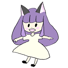 [LINEスタンプ] 猫耳の小小猫ちゃん