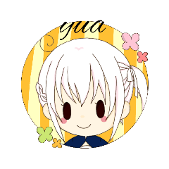 [LINEスタンプ] 声騎士 ユアちゃん