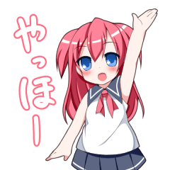 [LINEスタンプ] 女の子のリアクション集 