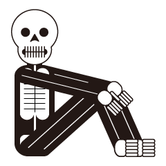 [LINEスタンプ] 髑髏くん
