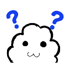 [LINEスタンプ] 雲のモクちゃんスタンプ