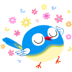 [LINEスタンプ] 優しい小鳥Panu 