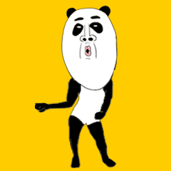 [LINEスタンプ] Wow！パンダ！パンダ！パンダ！ 02の画像（メイン）