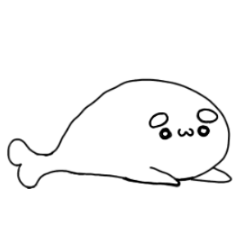 [LINEスタンプ] まねっこあざらし