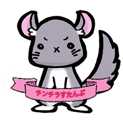 [LINEスタンプ] チンチラてがきスタンプ