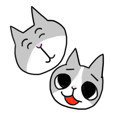 [LINEスタンプ] 猫の兄弟のスタンプ