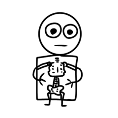 [LINEスタンプ] 骨おくん