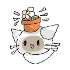 [LINEスタンプ] うちの4にゃんこ