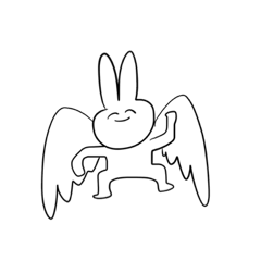[LINEスタンプ] Usagisan no kuso stamp 2dayo 