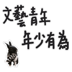 [LINEスタンプ] 私はかわいらしいウサギです 2