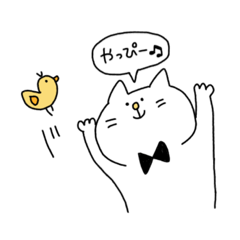 [LINEスタンプ] にゃんピヨちゃん