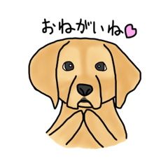 [LINEスタンプ] ラブラドール(リック君)