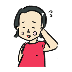 [LINEスタンプ] kouki stamp “girl “