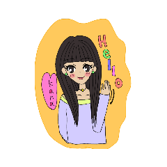 [LINEスタンプ] KANAちゃん専用だよー！スタンプ