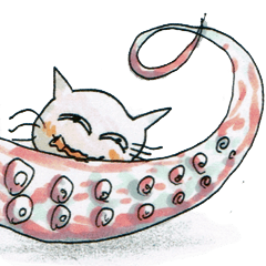 [LINEスタンプ] ねこのたこぞう