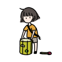[LINEスタンプ] サンバ系女子大生の一日