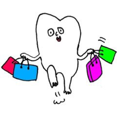 [LINEスタンプ] 私の名前はタウロドント(tooth/歯)の画像（メイン）