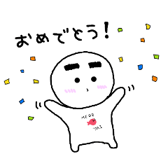 [LINEスタンプ] まゆげすたんぷ