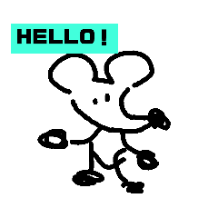 [LINEスタンプ] 絵心ないネズミん
