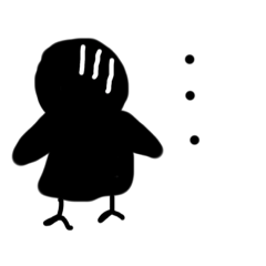 [LINEスタンプ] おちゃめなカラスさん