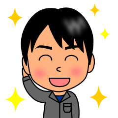 [LINEスタンプ] 頑張る男の子の1日に密着しちゃいました！