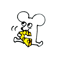 [LINEスタンプ] チーズ大好きねずみのグレーくん❣️その弐