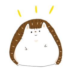 [LINEスタンプ] ハリネズミのぽた 01
