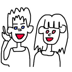 [LINEスタンプ] わたしときみ