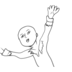 [LINEスタンプ] 使える 日常 生活 スケルトン
