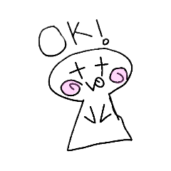 [LINEスタンプ] 手描きスタンプペロちゃん