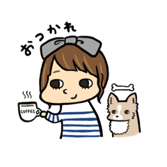 [LINEスタンプ] たんさんとこむぎさん