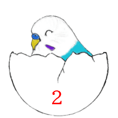 [LINEスタンプ] インコの動くスタンプ 2