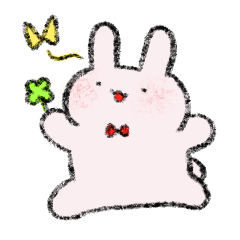 [LINEスタンプ] うさぎくんとねこくんのスタンプ