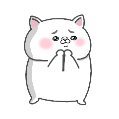 [LINEスタンプ] ねことまゆげ