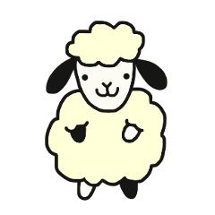 [LINEスタンプ] ポンポン羊