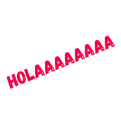 [LINEスタンプ] 簡単なスペイン語の単語