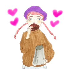 [LINEスタンプ] 食べるの大好きスタンプ