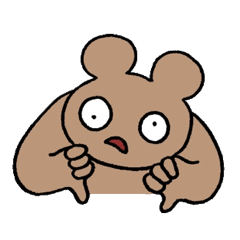 [LINEスタンプ] きもクマ