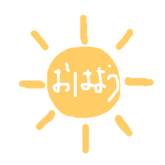 [LINEスタンプ] 絵文字挨拶(^-^)
