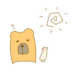 [LINEスタンプ] くまのきもち。 