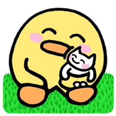 [LINEスタンプ] 動く とりねこ 2