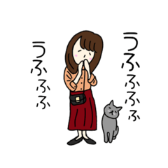 [LINEスタンプ] ねこと一緒の毎日