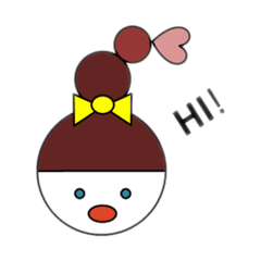 [LINEスタンプ] まりちゃんスタンプです 